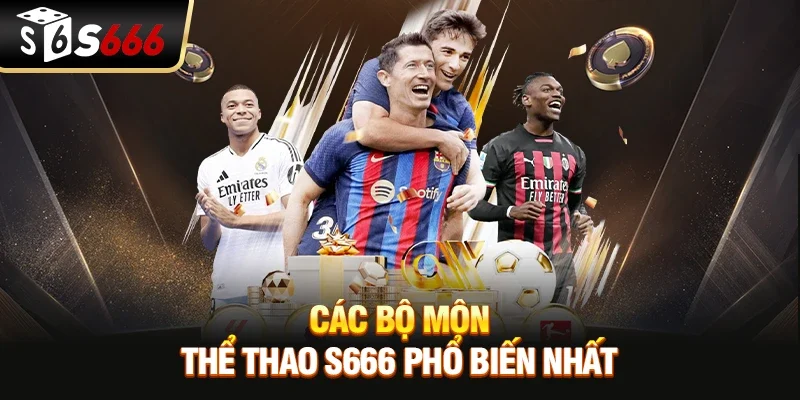 Các bộ môn Thể thao S666 phổ biến nhất