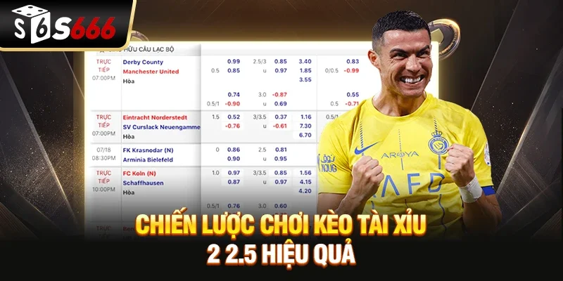 Chiến Lược Chơi Kèo Tài Xỉu 2 2.5 Hiệu Quả