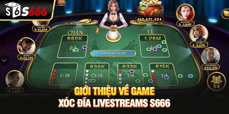 Giới thiệu về game xóc đĩa livestreams S666