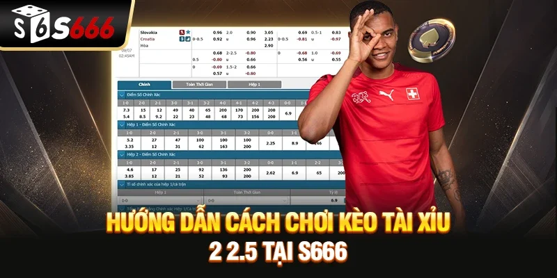 Hướng Dẫn Cách Chơi Kèo Tài Xỉu 2 2.5 Tại S666